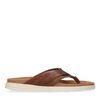 Cognac suède slippers