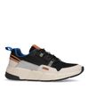 Zwarte sneakers met gekleurde details