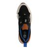 Zwarte sneakers met gekleurde details