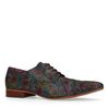 Veterschoenen met multicolour print