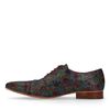 Veterschoenen met multicolour print