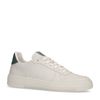 Off-white sneakers met blauwe details