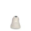 Off-white sneakers met blauwe details