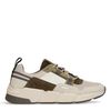 Off white sneakers met groene details