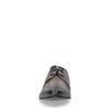 Taupe veterschoenen met snakeskin