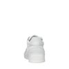 Witte sneakers met suède details