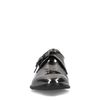 Zilverkleurige glans metallic gespschoenen