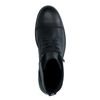 Zwarte leren veterboots