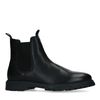 Zwarte leren chelsea boots