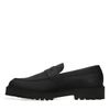 Mat zwarte penny loafers
