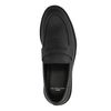 Mat zwarte penny loafers