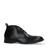 Zwarte leren veterschoenen