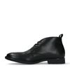 Zwarte leren veterschoenen