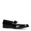 Zwarte leren penny loafers