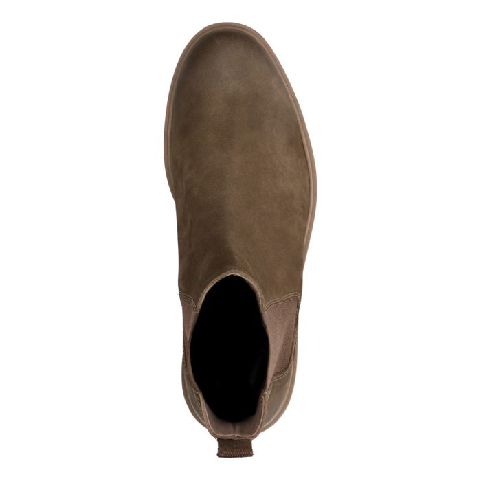 Taupe nubuck Chelsea boots