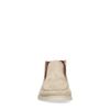 Beige suède hoge loafers