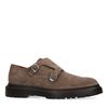 Taupe chunky monk sneakers