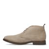 Beige suède veterschoenen