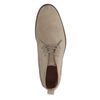 Beige suède veterschoenen