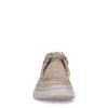 Beige suède veterschoenen