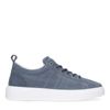 Blauwe suède sneakers