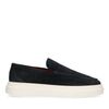 Donkerblauwe suède sneaker loafers