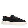 Donkerblauwe suède sneaker loafers