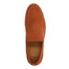 Oranje suède loafers