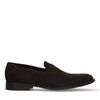 Bruine suède klassieke loafers
