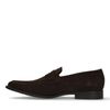 Bruine suède klassieke loafers