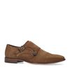 Camel suède gespschoenen