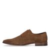 Camel suède gespschoenen