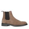 Cognac suède chelsea boots