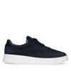 Donkerblauwe suède sneakers