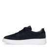 Donkerblauwe suède sneakers