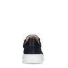 Donkerblauwe suède sneakers