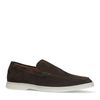 Donkerbruine suède loafers