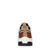 Grijze sneakers met cognac details