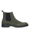 Groene suède chelsea boots