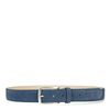 Blauwe suède riem