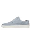 Lichtblauwe suède monk sneakers