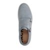 Lichtblauwe suède monk sneakers