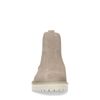 Beige suède chelsea boots