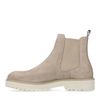 Beige suède chelsea boots