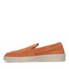 Oranje suède loafers