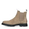 Taupe suède chelsea boots