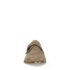 Taupe suède gespschoenen