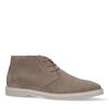 Taupe suède veterschoenen