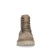 Taupe suède veterboots