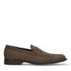 Taupe suède klassieke loafers